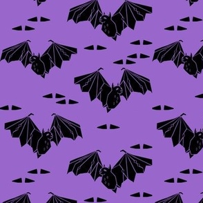 bat // halloween bat purple spooky scary 