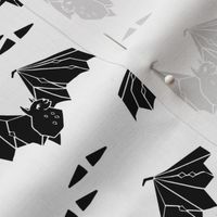 bat // black and white kids halloween triangle tri kids