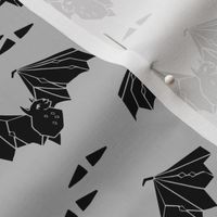 bat // halloween bats grey triangle trendy geo geometric halloween bats