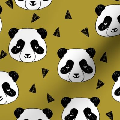 Hello Panda - Golden Olive by Andrea Lauren 