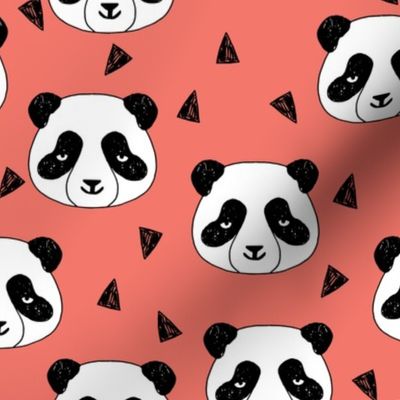 Hello Panda - Persimmon by Andrea Lauren 