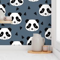 Hello Panda - Payne's Grey by Andrea Lauren 