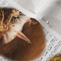 Danita's Degas Dancer and Sheet Music