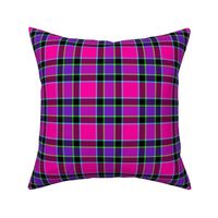 Punky Plaid 122 Pink Violet Green Turquoise