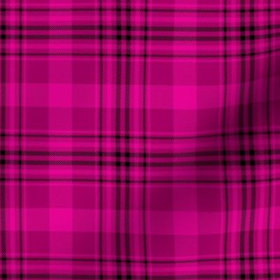 Punky Plaid 127 Pink Black