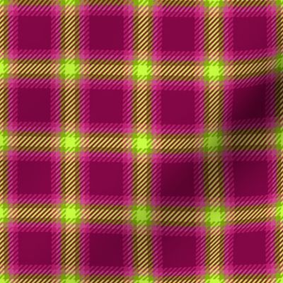 Punky Plaid 171 Pink Green