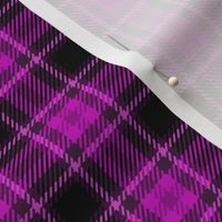 Punky Plaid 205 Magenta Pink Black