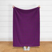 Punky Plaid 205 Magenta Pink Black