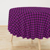 Punky Plaid 205 Magenta Pink Black