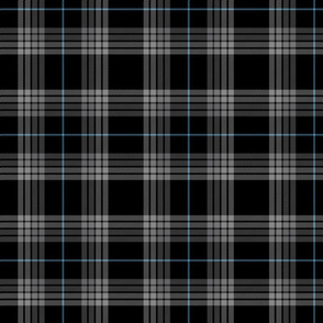 Little Girlie Plaid 211 Grey Turquiose Black