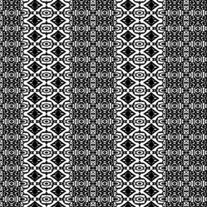 Abstract black and white design