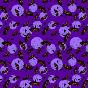 dragon moon purple