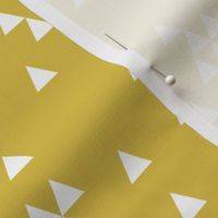 Simple Triangles - Mustard by Andrea Lauren