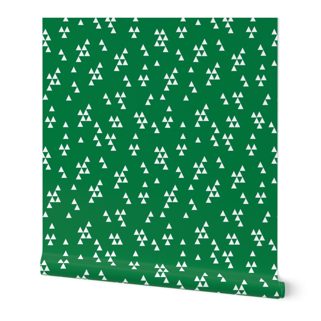 Simple Triangles - Kelly Green by Andrea Lauren