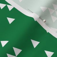 Simple Triangles - Kelly Green by Andrea Lauren