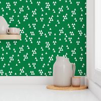 Simple Triangles - Kelly Green by Andrea Lauren