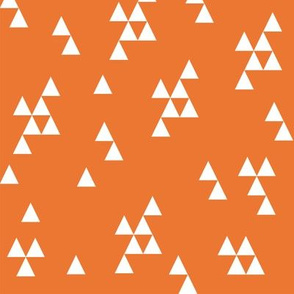 Simple Triangle - Orange by Andrea Lauren