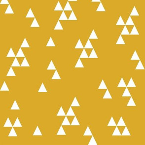 Simple Triangle - Golden Yellow by Andrea Lauren
