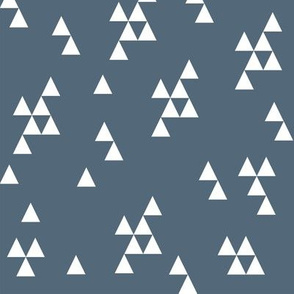 Simple Triangle - Payne's Gray by Andrea Lauren