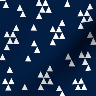 Simple Triangle - Dark Navy by Andrea Lauren