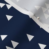 Simple Triangle - Dark Navy by Andrea Lauren