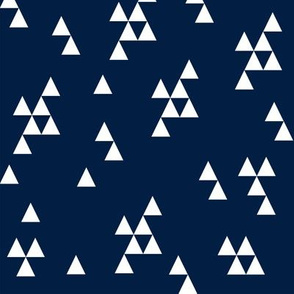 Simple Triangle - Dark Navy by Andrea Lauren