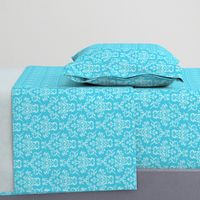 Aqua Damask