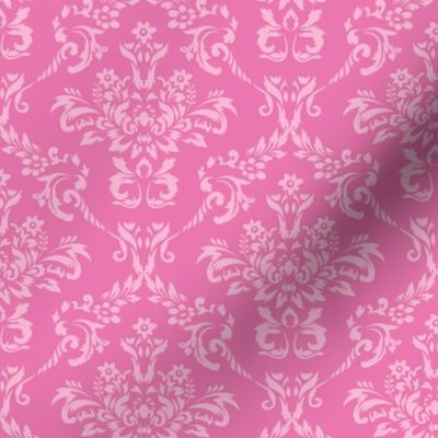 Two Toned Pink Damask