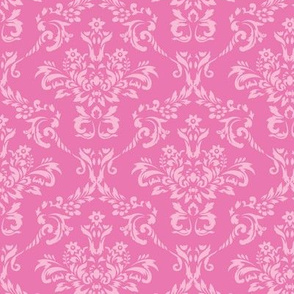 Two Toned Pink Damask