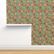 Rose pattern, rose hip