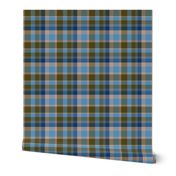 Classic Blue and Brown Plaid