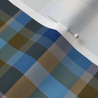 Classic Blue and Brown Plaid