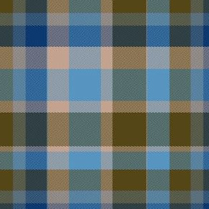 Classic Blue and Brown Plaid