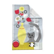 2024 still life w/ cat tea towel calendar-gray