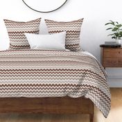 brown tan ombre chevron zigzag pattern