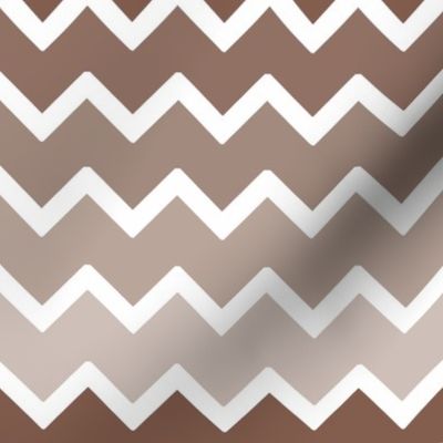 brown tan ombre chevron zigzag pattern