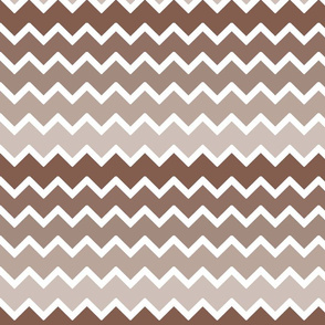 brown tan ombre chevron zigzag pattern