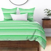 mint green ombre chevron zigzag pattern