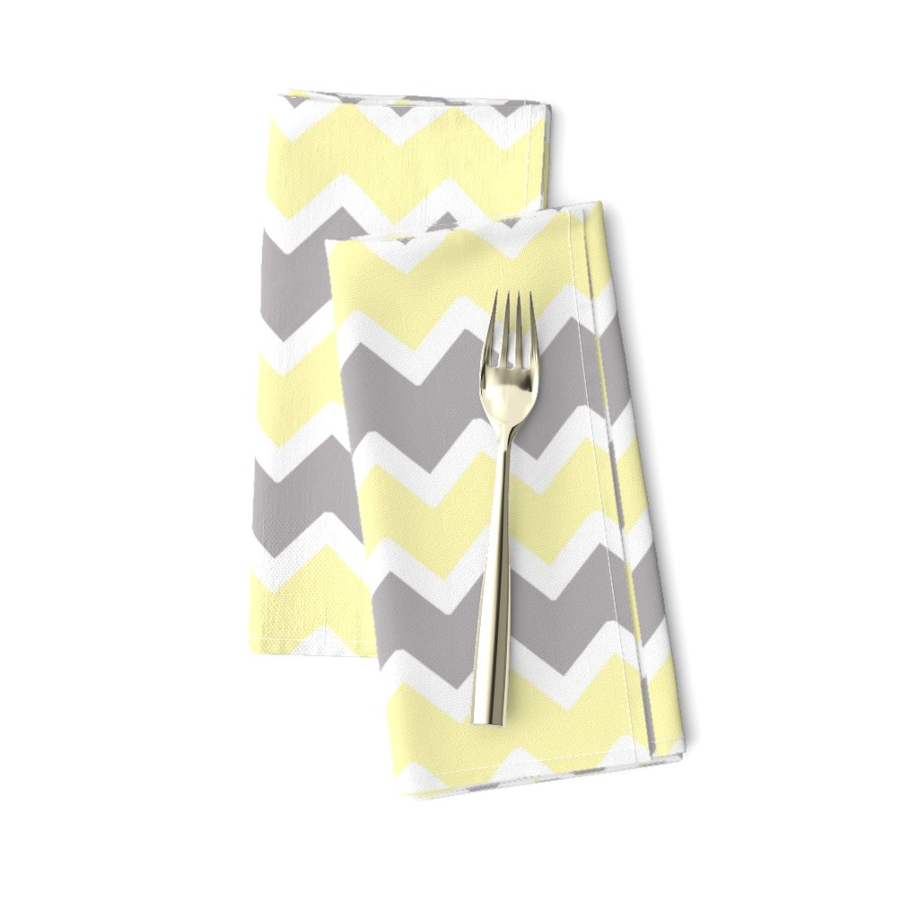 yellow grey gray chevron zigzag pattern