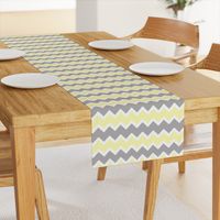 yellow grey gray chevron zigzag pattern