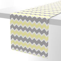 yellow grey gray chevron zigzag pattern