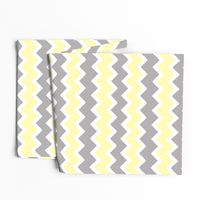 yellow grey gray chevron zigzag pattern