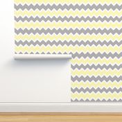 yellow grey gray chevron zigzag pattern