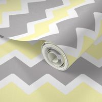 yellow grey gray chevron zigzag pattern