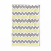 yellow grey gray chevron zigzag pattern