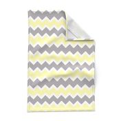 yellow grey gray chevron zigzag pattern