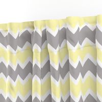 yellow grey gray chevron zigzag pattern