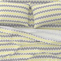 yellow grey gray chevron zigzag pattern