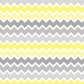 yellow grey gray ombre chevron zigzag pattern