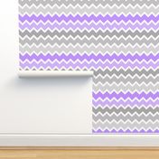 purple lavender lilac grey gray ombre chevron zigzag pattern